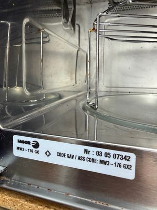 Microondas Fagor Acero Inoxidable