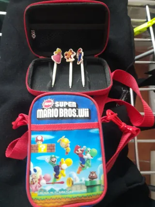Super mario mochila y accesorios nintendo 3ds