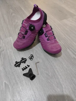 Zapatillas de spinning moradas