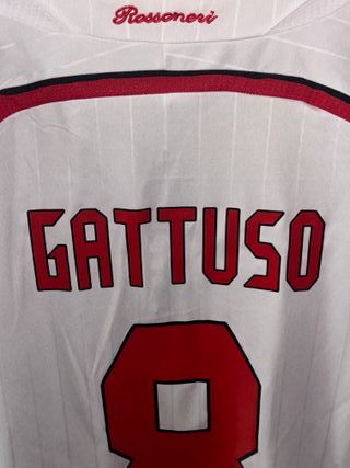 Camiseta Retro Gattuso Ac Milan 06/07 talla XL