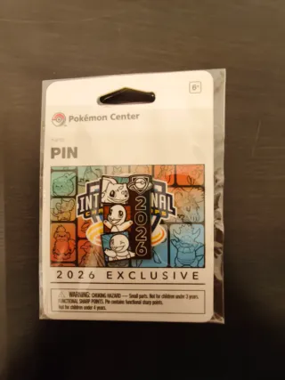 Pin exclusivo Pokémon center EUIC 2026
