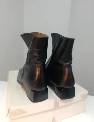 Botín Piel unisex Negro Talla 45