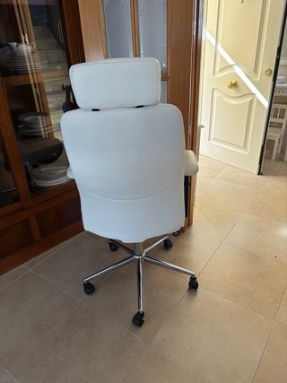 Silla de estudio ergonómica beige