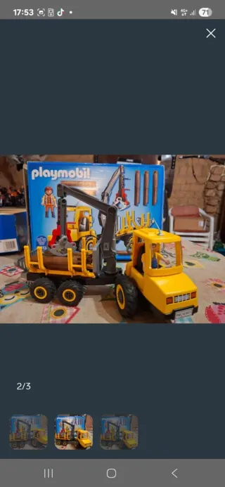 Camión de troncos Playmobil