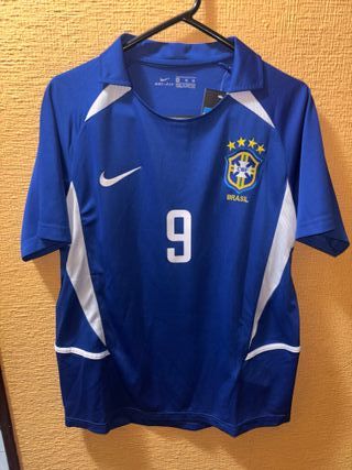 Camiseta Retro Fútbol Ronaldo Brasil talla M