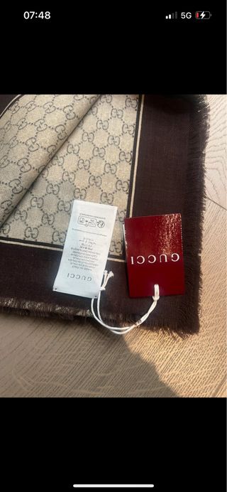 Stola scialle gucci originale nuova
