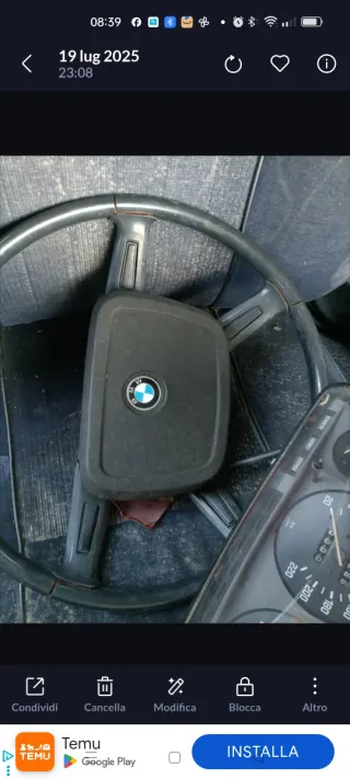 Volante BMW Serie 5 E12