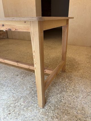 Oferta por mudanza! Mesa de madera hecha a mano