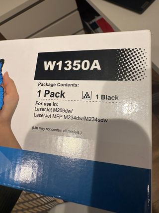 Cartucho HP W1350A Negro