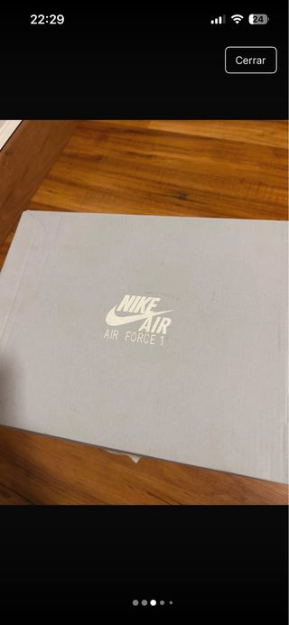 Zapatillas Nike Air Force 1 Verde y Blanco