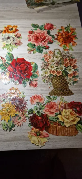 Cromos troquelados antiguos