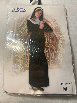 Disfraz Monja Elegante Mujer Talla M