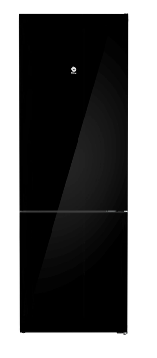 Frigorífico combinado 203x70cm Cristal negro Balay