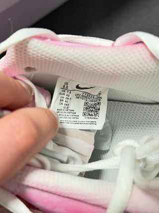 Zapatillas Nike Air Force Experimental Rosas