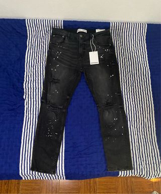 Jeans Skinny Fit Rasgões