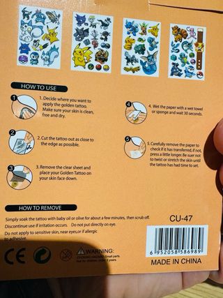 Tattoos POKEMON ULTIMAS UNIDAdeS