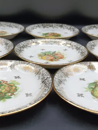 Set platillos porcelana francesa