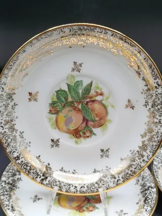 Set platillos porcelana francesa