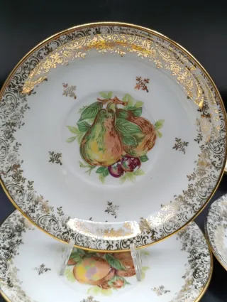 Set platillos porcelana francesa