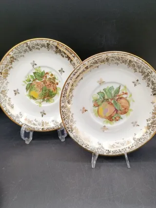 Set platillos porcelana francesa