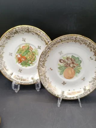 Set platillos porcelana francesa