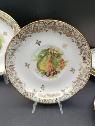 Set platillos porcelana francesa