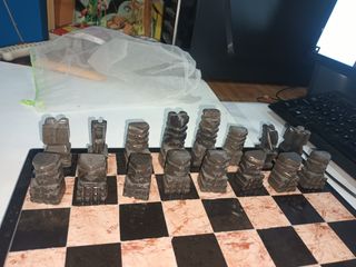 Scacchi Messicani in Marmo/Onice Artigianali