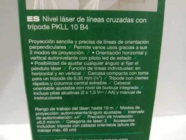 Nivel Laser PARKSIDE Líneas Cruzadas