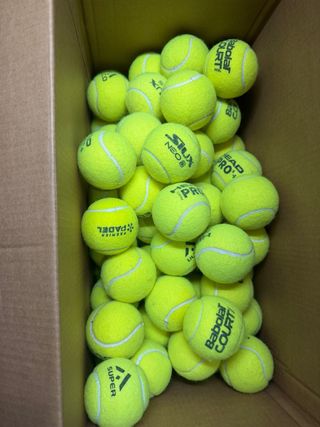 Lote 62 pelotas padel, tenis Grado B