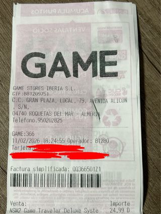 Funda oficial Nintendo Switch 2