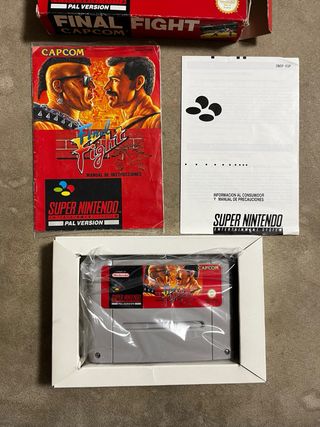 Final Fight Super Nintendo PAL ESP