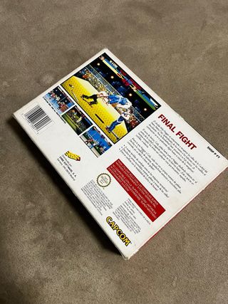 Final Fight Super Nintendo PAL ESP