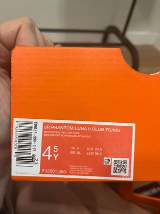 Zapatillas nike fútbol junior