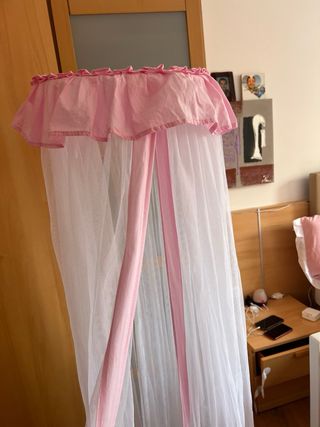 Mosquitera de cuna con soporte