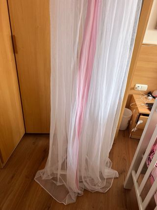 Mosquitera de cuna con soporte