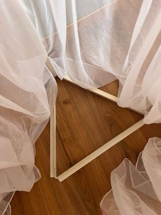 Mosquitera de cuna con soporte