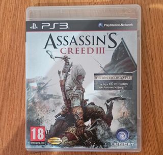 Videojuego PS3 3 Assassin's Creed III. Nuevo