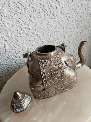 Tetera Plata Tibetana Elefante