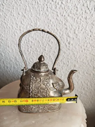 Tetera Plata Tibetana Elefante