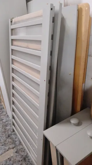 CUNA GONATT GRIS IKEA + colchón