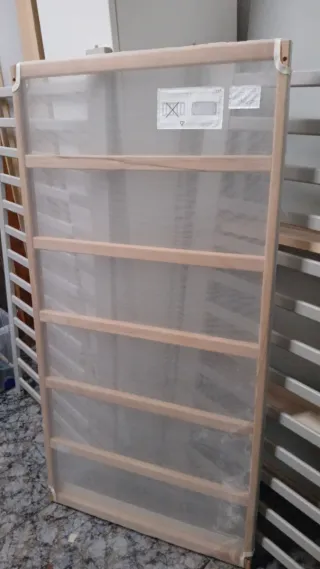 CUNA GONATT GRIS IKEA + colchón