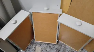 CUNA GONATT GRIS IKEA + colchón