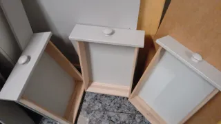 CUNA GONATT GRIS IKEA + colchón