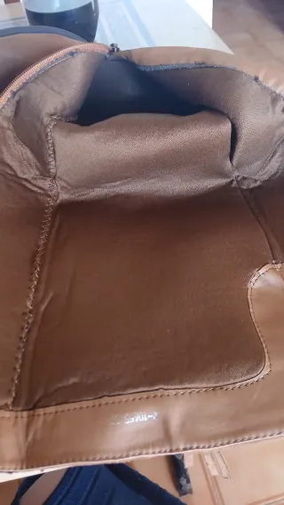 Botas altas marrones con flecos