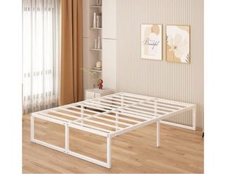 Estructura Cama Metal Blanca