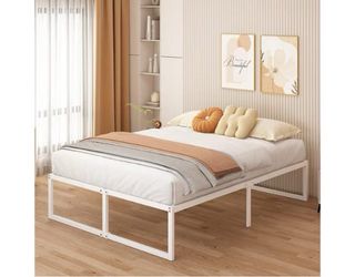 Estructura Cama Metal Blanca