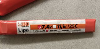 Batteria LiPo 7,4V airsoft softair