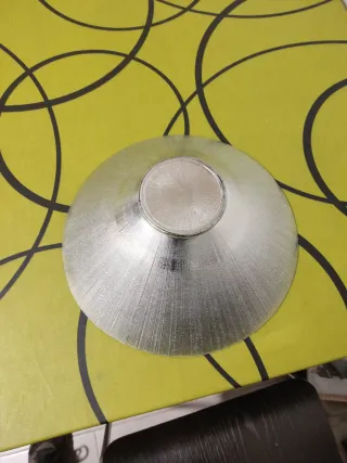 Centros de mesa cristal plateado.