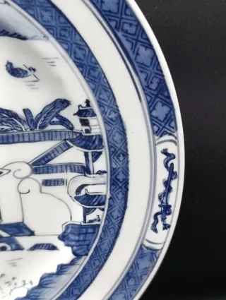 Plato porcelana Macao