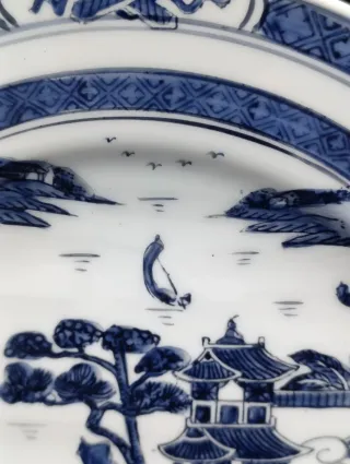 Plato porcelana Macao